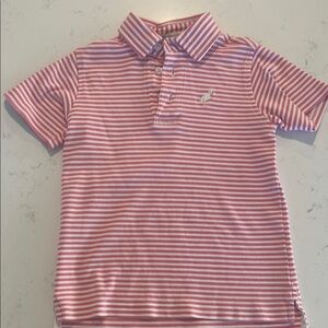Striped Pink Polo Shirt for Kids